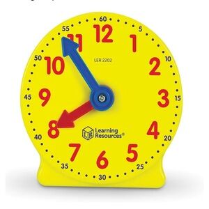 NEW Learning Resources Big Time Mini Clocks 6 pack - open box with sealed packs